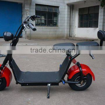 2017 Zhejiang newly electric bike 48V citycoco scooter with suspension&Disc brakes&LCD display