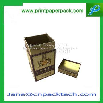 High-end Tea Packaging Box Custom Top and Bottom Box Rigid Set-up Boxes Three Pieces Box Paper Gift Box photo-2