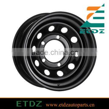 16 x 8 Modular Steel Black ET0 Steel Wheel for LandRover Discovery