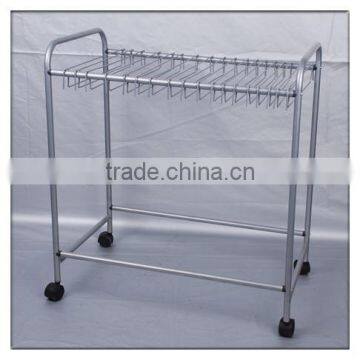 Rolling Pants Hanger/ Rolling Pant Trouser Trolley Hanger/metal Pants Hanger photo-2