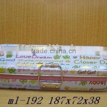 Two Layer Tin Pencil Box