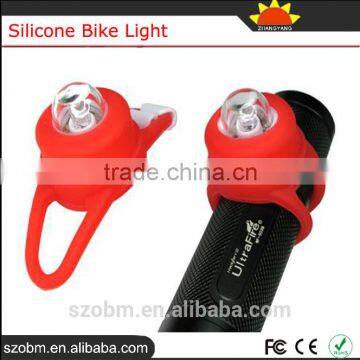 Red Bicycle Headlight Silicone Bike Light For Safety Travel photo-4