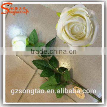Silk Artificial Flower High Simulation Artificial Chinese Rose Flower Fake Decoration Artificial Flower photo-3