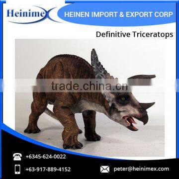 High Quality Amusement Park Equipment Animated Definitve Triceratops photo-6