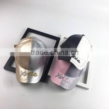 2017 New Style Assorted Colors PU Leather Fabric Baseball Cap photo-5