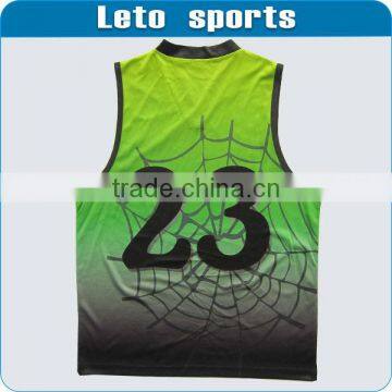 custom sublimation basketball vest new style