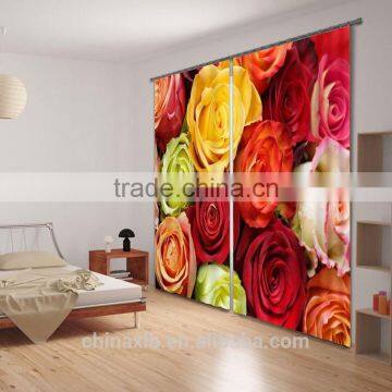3D Digital Printed Shower Curtain With Matching Window Curtain photo-3