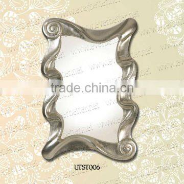 PU Fine Handmade Anqiue High-quality Decor Wall Mirrors photo-4
