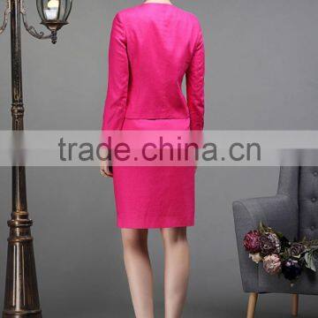 Fashion Ladies Skirt Suits Custom Women Suit WM36 photo-4