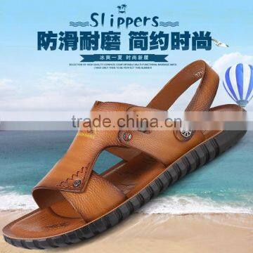 Good Quality Summer Kids Leather Sandals for Boys Girls, Children Beach Genuine Leather Sandals Shoes photo-5