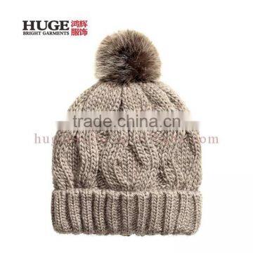 Wholesale Fashionable Beautiful Woolen Hat Knitting Pattern