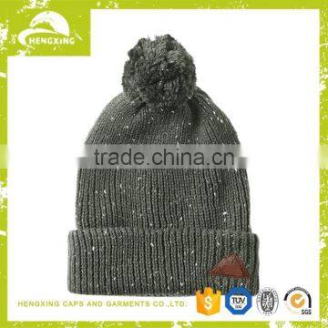 Wholesale Newest real fur pom beanie hat