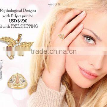 Mythological Combo Jewelry Designs with 119pcs just for USD $ 250 and with FREE SHIPPING