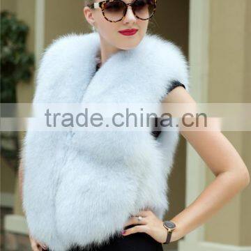 Genuine Fox Fur Vest for Women Thick Winter Warm Real Fox Fur Coat Can Custom Big Size Short Style Fox Fur Vest Coats photo-4