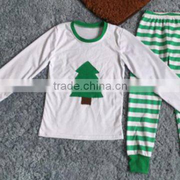 2015 Hot Sale Autumn Winter Baby Unisex Christmas Tree Pajamas Outfits Kids Night Gown Outfits Baby New Year Outfits photo-5