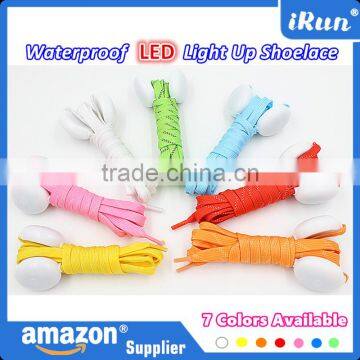 China Promotional Colored Christmas Gift Flashing Light Up LED Shoelaces for Ornament - Running Shoes With LED Shoelaces photo-5