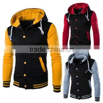 Man Hoodie Constract Color Sweatshirt With Hood Sweatshirt Hoodie