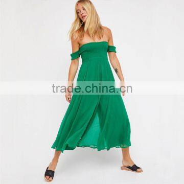 Smocked Floaty Rompers Jumpsuits Women 2017 Bohemian Clothes photo-5