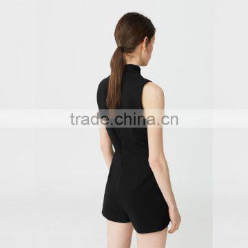 Oriental Design Playsuit Embroidered Western Qipao Business Casual Apparel photo-3