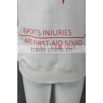 BSCI Factory Audit White Hoodie Sweatshirt Woman photo-6