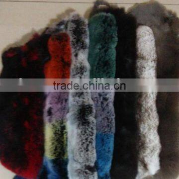 Cheap White Rabbit /Rex Skin 100% Genuine Rabbit Fur throw Wholesale