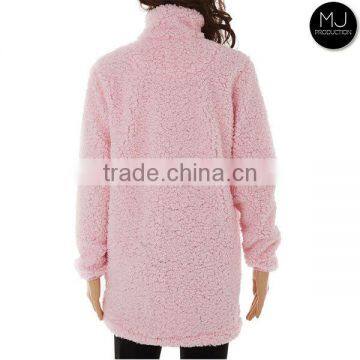 FACTORY Wholesale Monogrammed Sherpa Fleece Pullover photo-3
