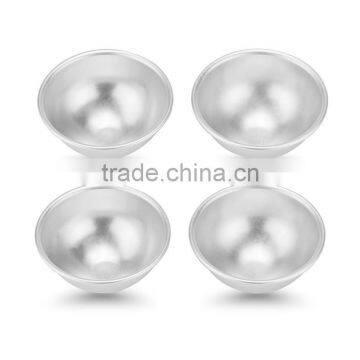 6pcs/pack Bath Bomb Cake Mold 3D Aluminum Alloy Ball Sphere Bath Bomb Mold Cake Baking Pastry Mould 4.5 cm 5.5 cm 6.5cm photo-4