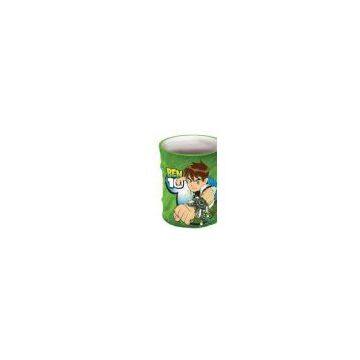 OEM Printed Fabric Banner Stand Products Displays Round Dump Bin
