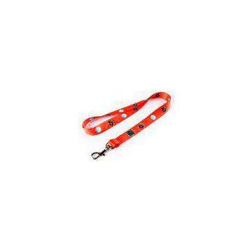 Name Card Silicone Key Chain With Dye Sublimation Logo , Carabiner Hook Lanyard