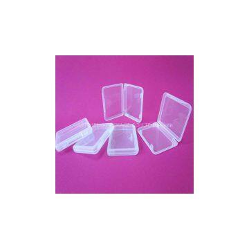 Plastic card case packaging with free sample