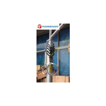 10meter locking pneumatic mast