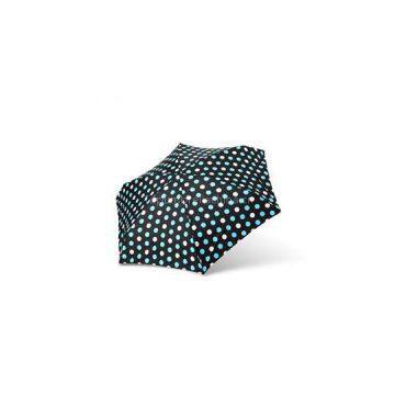 Aluminum Mini Folding Umbrella With Dot Pattern