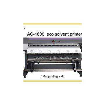 AC-1800 1.8m Outdoor Digital PVC Banner Eco Solvent Printing Machine