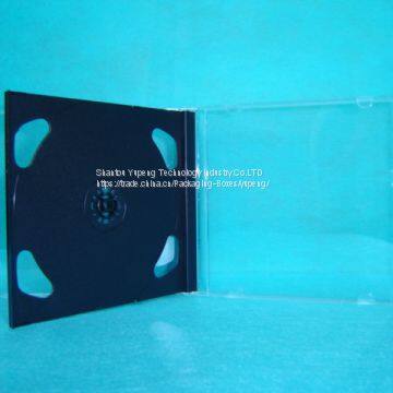 CD storage case cd storage box cd storage cover 10.4mm double square with black tray