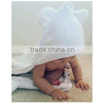 Organic Bamboo Baby Hooded Towel with Bear Ears