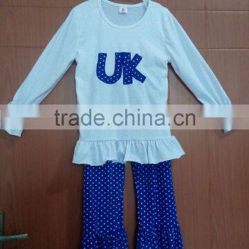 Wholesale Newborn Girl Cotton Petti Romper Valentine Gift Boutique Outfits Infant Damask Ruffle Romper photo-4