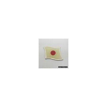 Flag pin badge