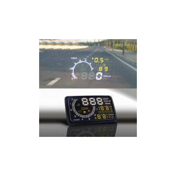 5.5 inch Fast shipping OBD2 car safety product vehicle head up display HUD