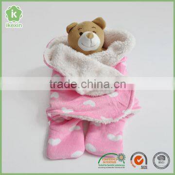 Made In China Polyester Baby Swaddle Blanket photo-4