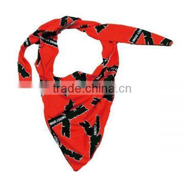 printed cotton triangle bandana