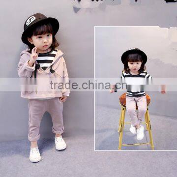 B22276A Baby Autumn stylish casual 3 pcs sweatshirt sets