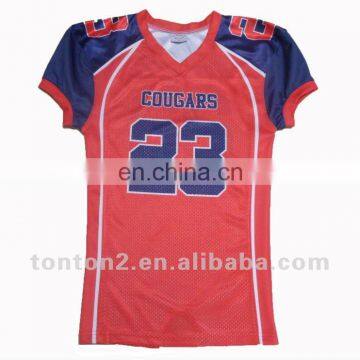 American Football Jerseys with Sublimated Designs