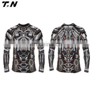 Extra large mens Rash guard Rashguard custom with logo printed