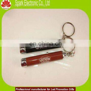 abs plastic LED mini logo projector image keychain mini torch light