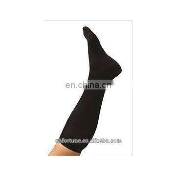 Casual ladies black silk stockings