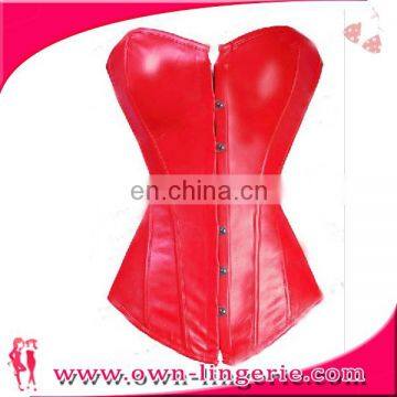 Wholesale Red Leather Corset Tops to Wear Out Corset Tops To Wear Out