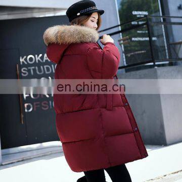 Korean Version of the Thick Down Jacket 2017 Winter Large Size Loose Students Bread Clothes Cotton Clothing Women S1019