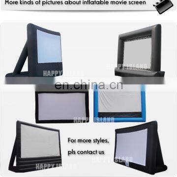 HI Hot selling outdoor cinema inflatable screen custom, used inflatable movie screen