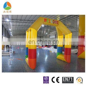 Inflatable advertising arch,inflatable entrance arch with Led light