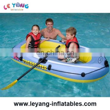 Inflatable fishing kayak hypalon for sale / 2 people sit face to face inflatable kayak boat